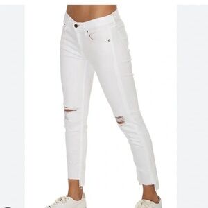 Rag & Bone Dre Capri White Pants